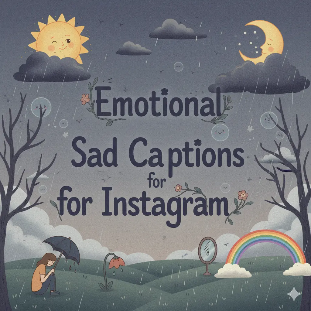 Emotional Sad Captions for Instagram