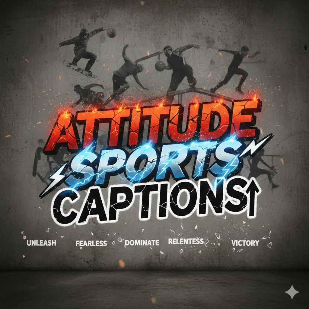 Attitude Sports Captions