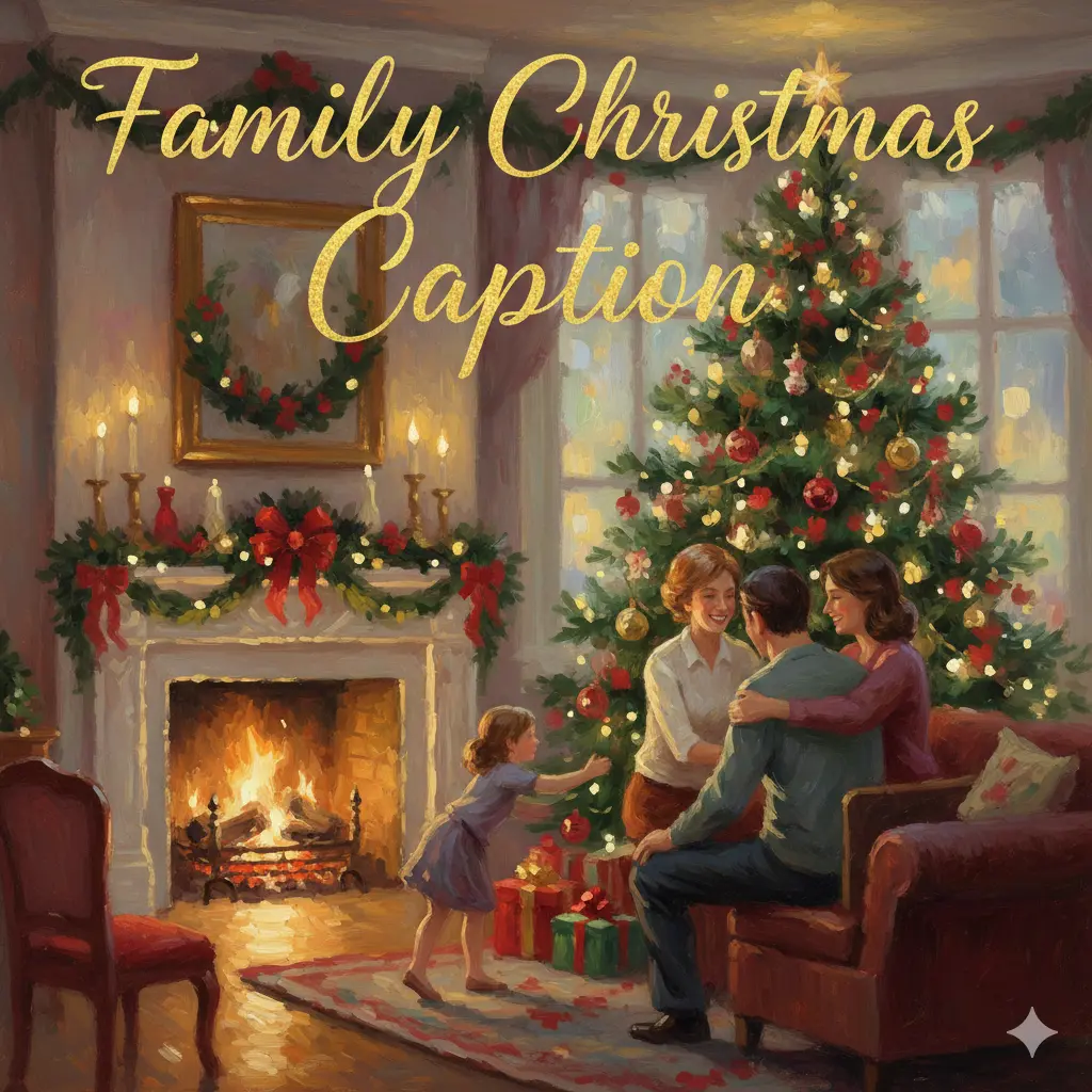 Family Christmas Caption 