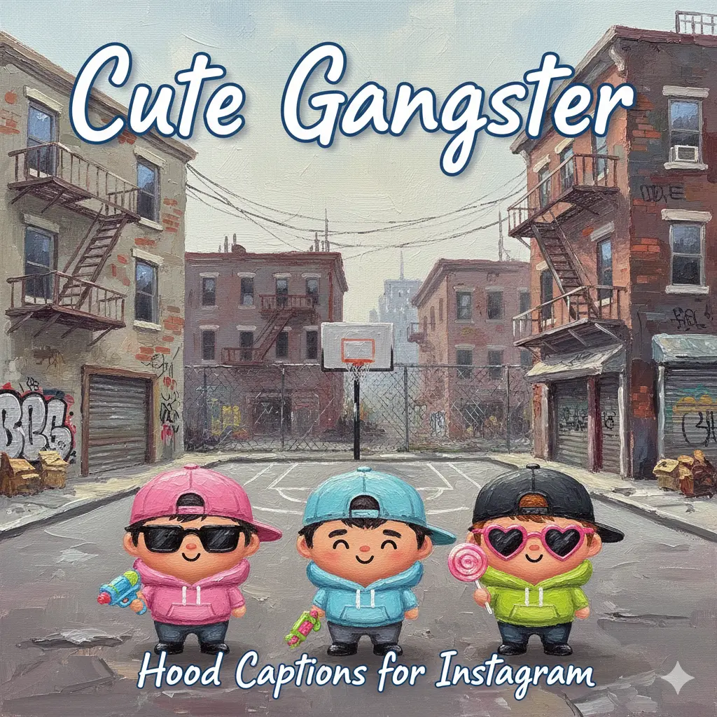 Cute Gangster Hood Captions for Instagram