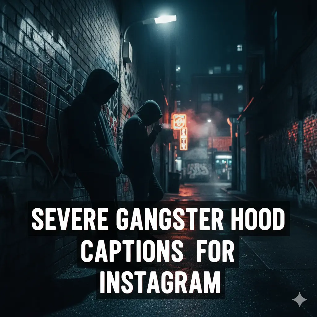 Severe Gangster Hood Captions for Instagram 