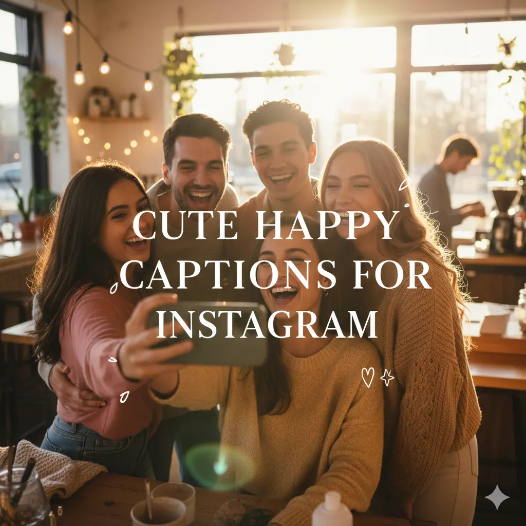 Cute Happy Captions for Instagram 