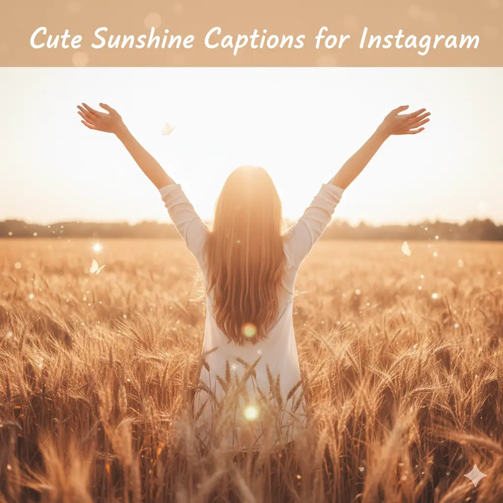 Cute Sunshine Captions for Instagram