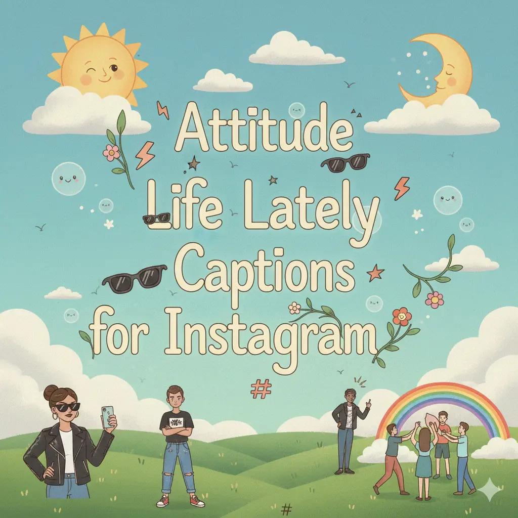 Attitude Life Lately Captions for Instagram