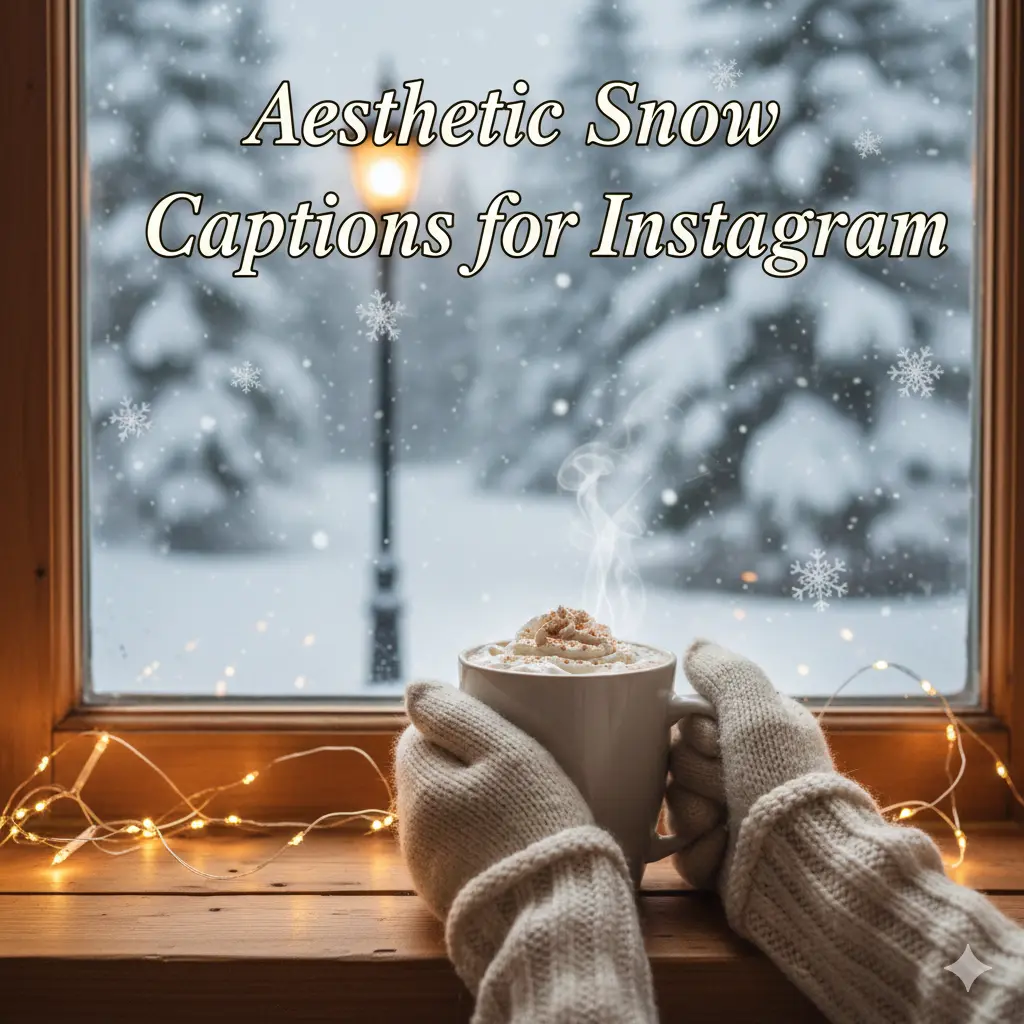 Aesthetic Snow Captions for Instagram