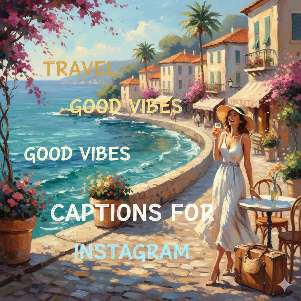 Travel Good Vibes Captions for Instagram