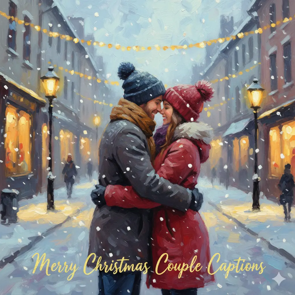 Merry Christmas Couple Captions 