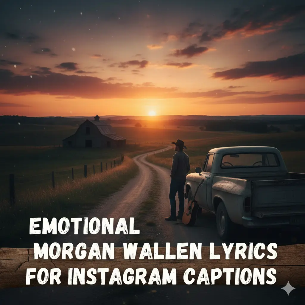 Emotional Morgan Wallen Lyrics for Instagram Captions