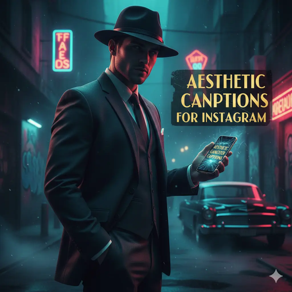 Aesthetic Gangster Captions for Instagram