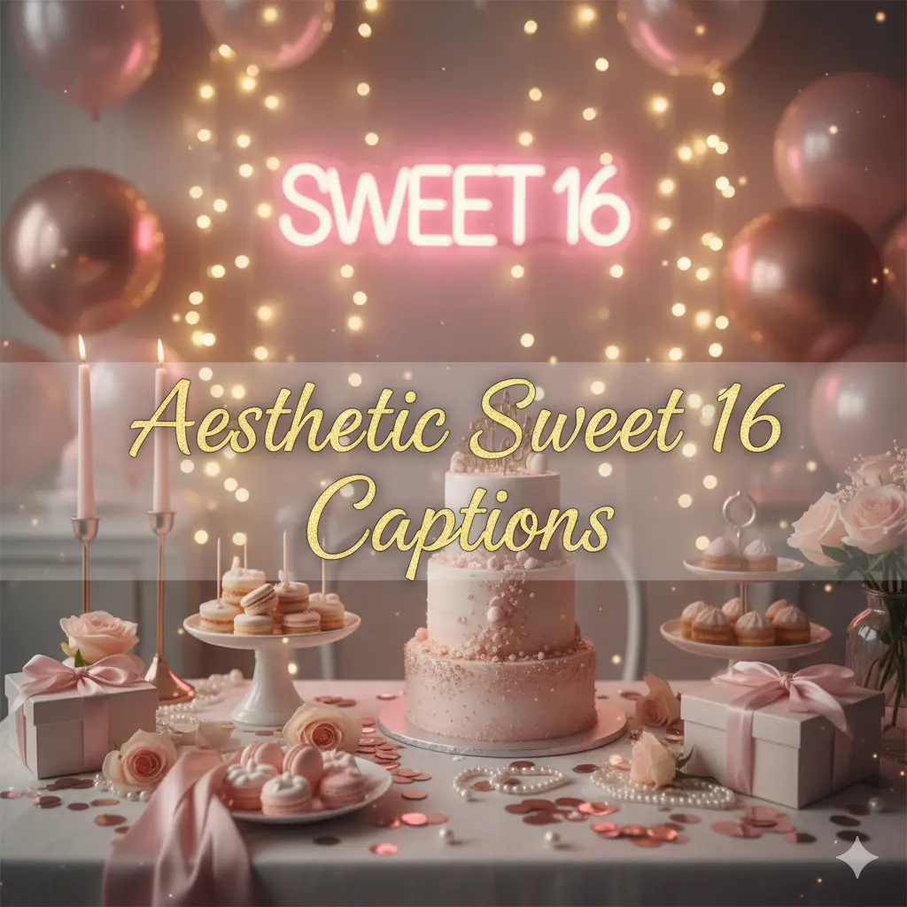 Aesthetic Sweet 16 Captions