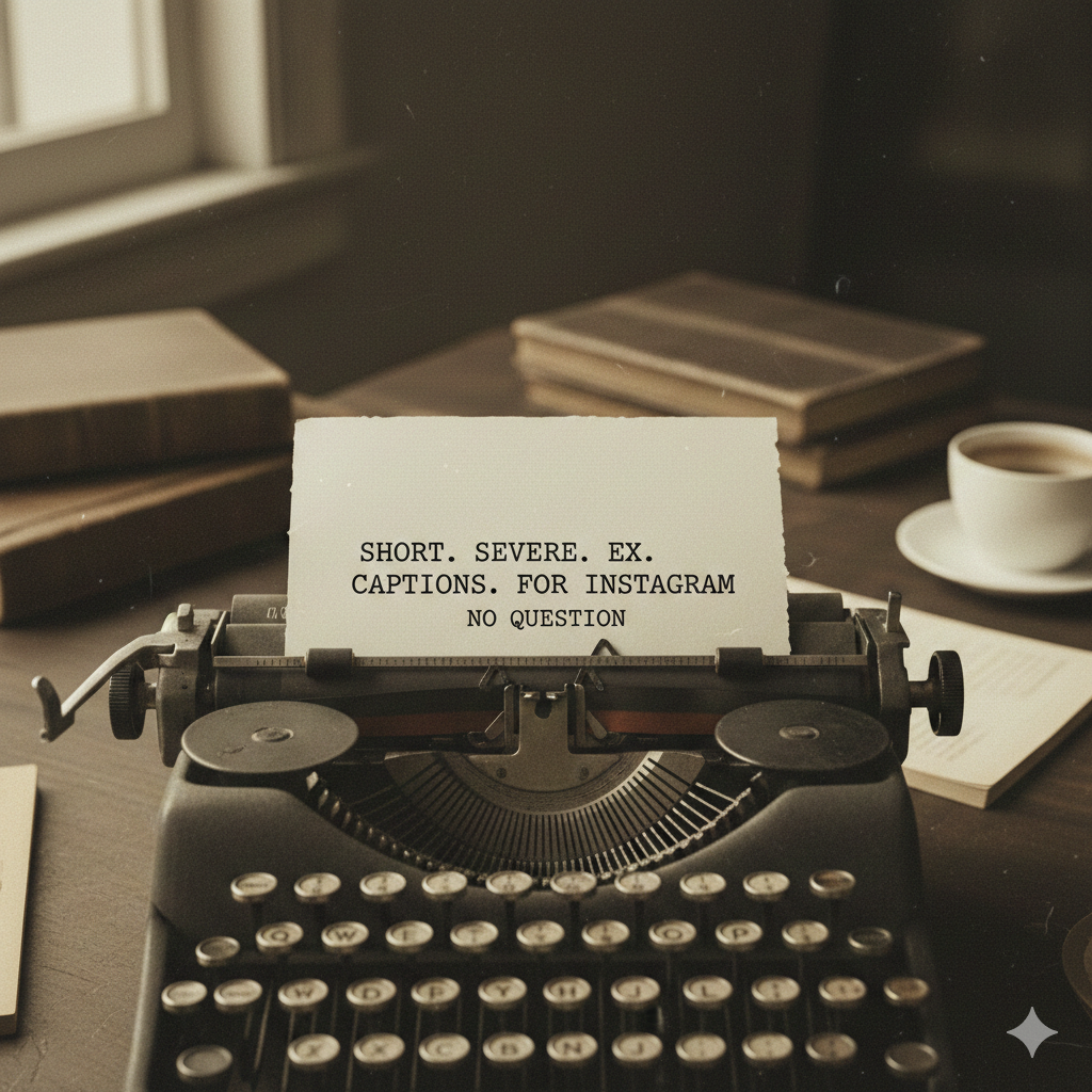 Short Severe Ex Captions for Instagram