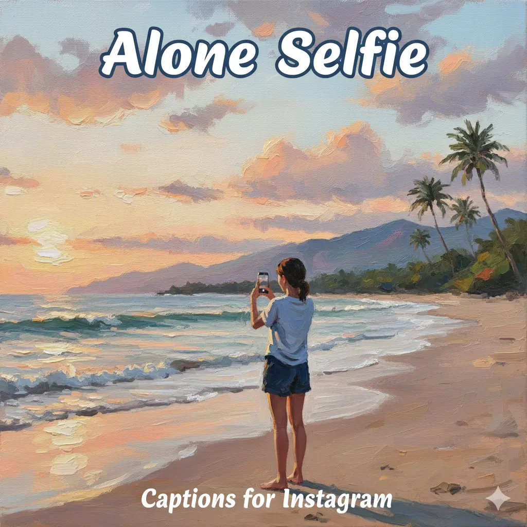 Alone Selfie Captions for Instagram