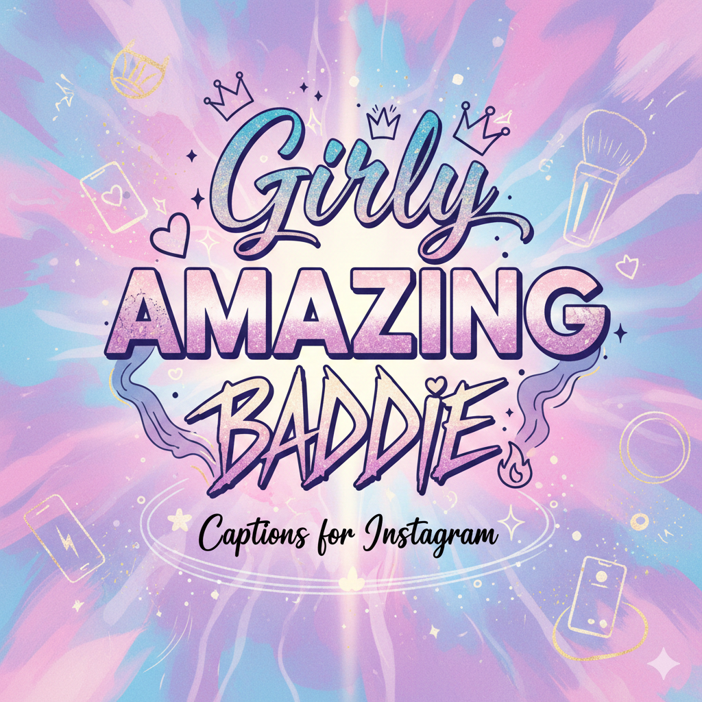 Girly Amazing Baddie Captions for Instagram