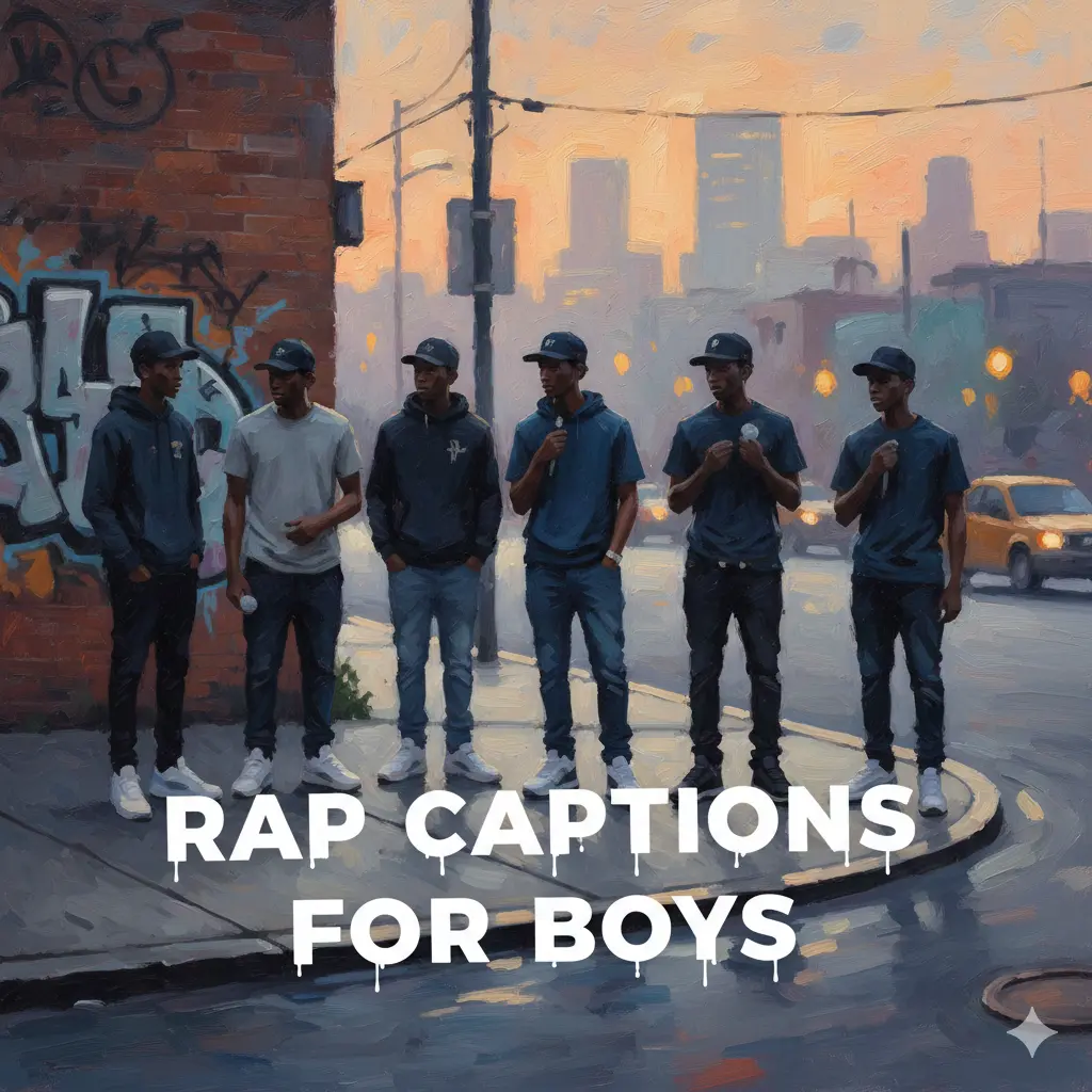 Rap Captions for Boys