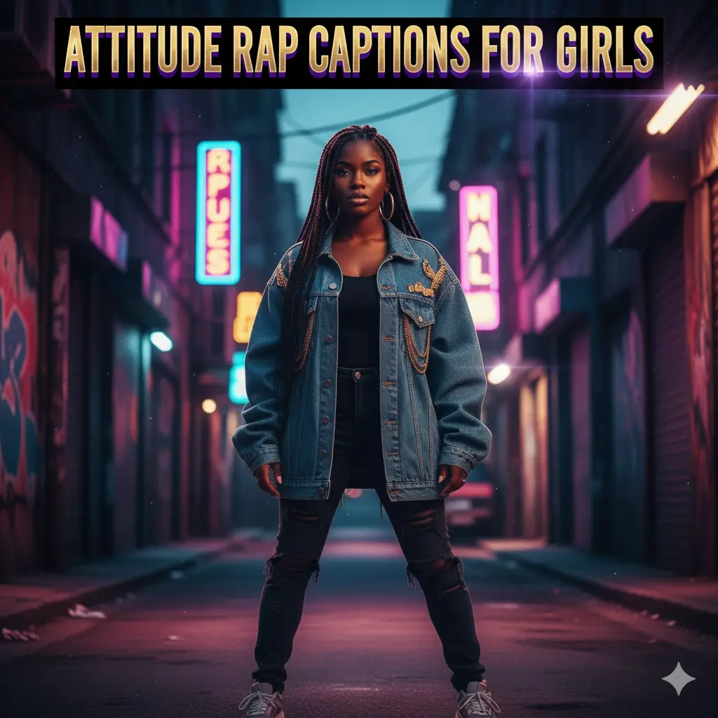 Attitude Rap Captions for Girls