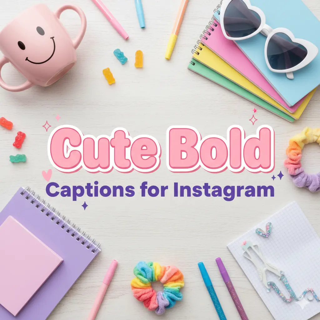 Cute Bold Captions for Instagram