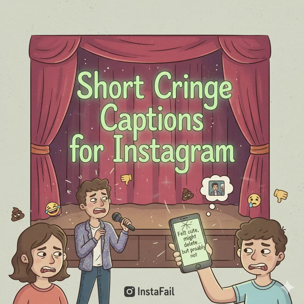 Short Cringe Captions for Instagram
