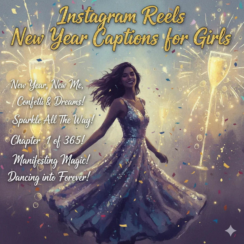  Instagram Reels New Year Captions for Girl 