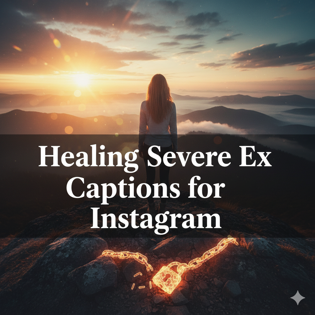 Healing Severe Ex Captions for Instagram 