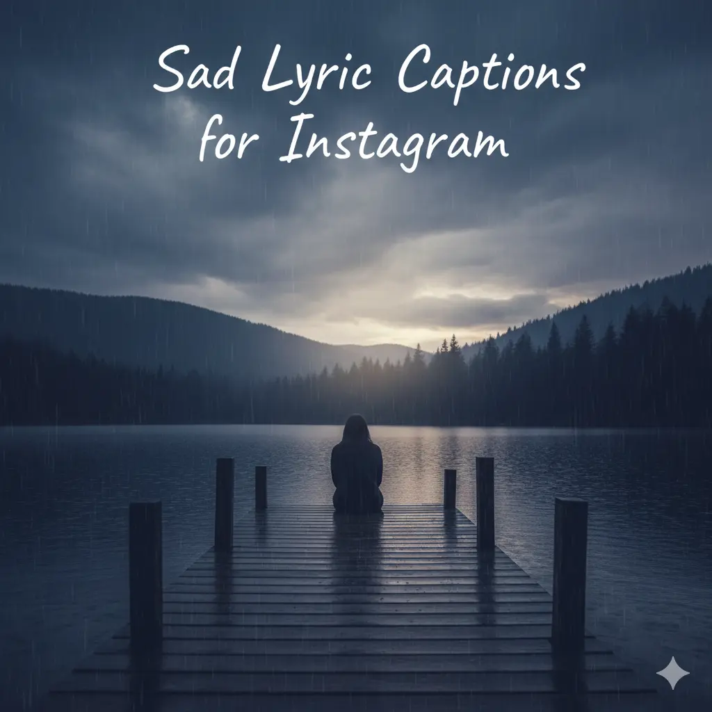 Sad Lyric Captions for Instagram