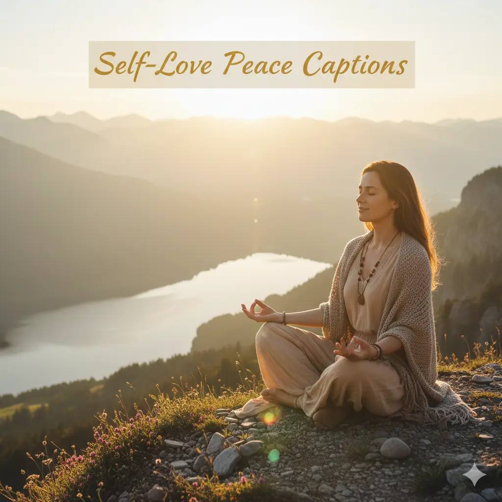 Self-Love Peace Captions