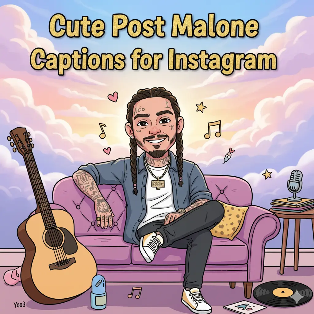 Cute Post Malone Captions for Instagram