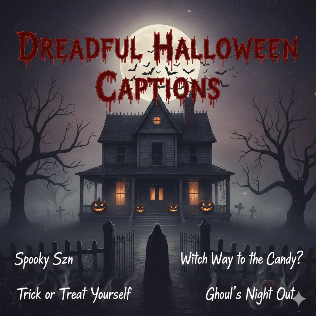 Dreadful Halloween Captions
