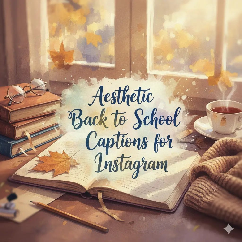 Aesthetic Back to School Captions for Instagram