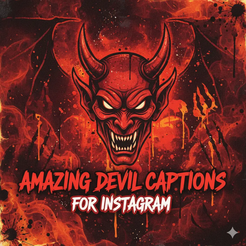 Amazing Devil Captions for Instagram