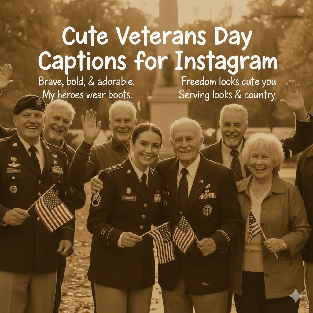 Cute Veterans Day Captions for Instagram