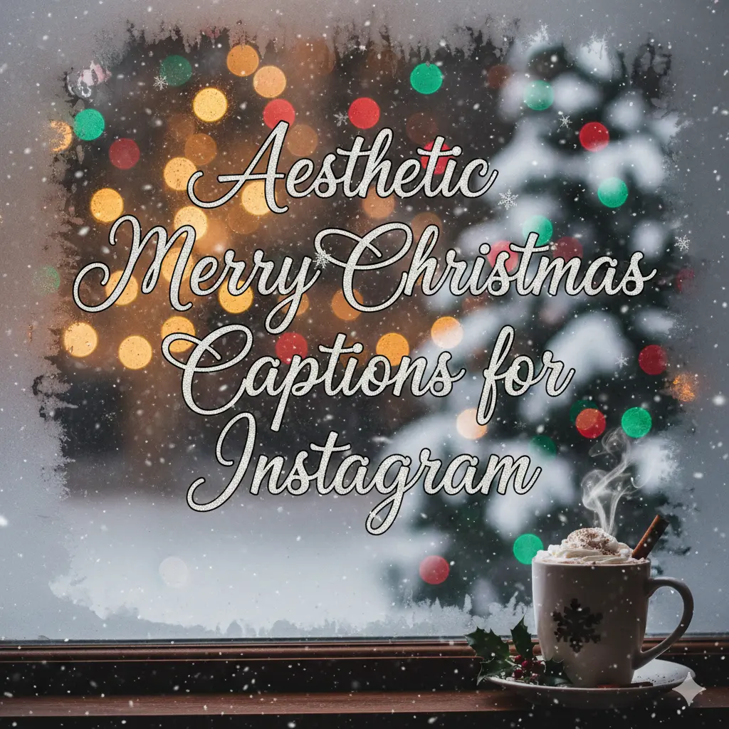 Aesthetic Merry Christmas Captions for Instagram