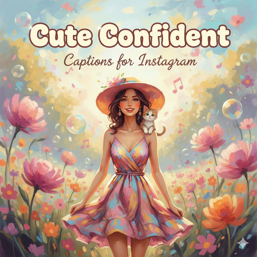 Cute Confident Captions for Instagram 