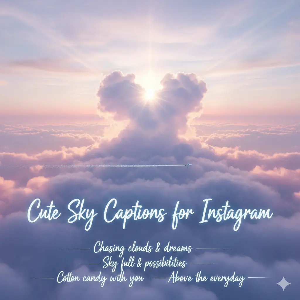 Cute Sky Captions for Instagram