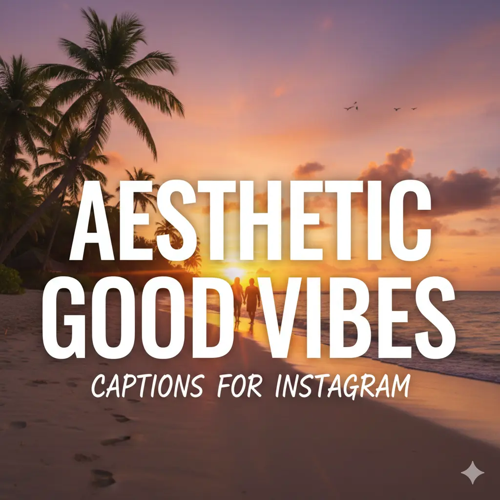 Aesthetic Good Vibes Captions for Instagram 