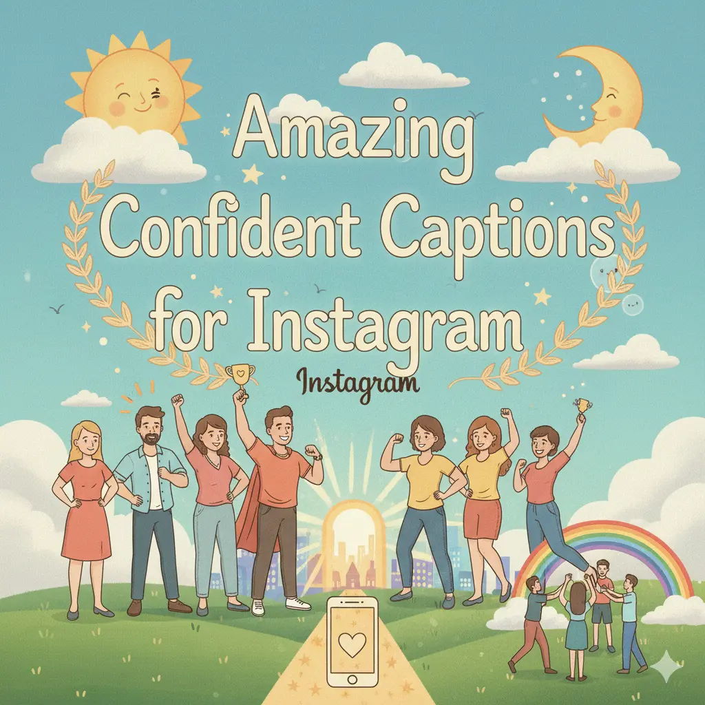 Amazig Confident Captions for Instagram