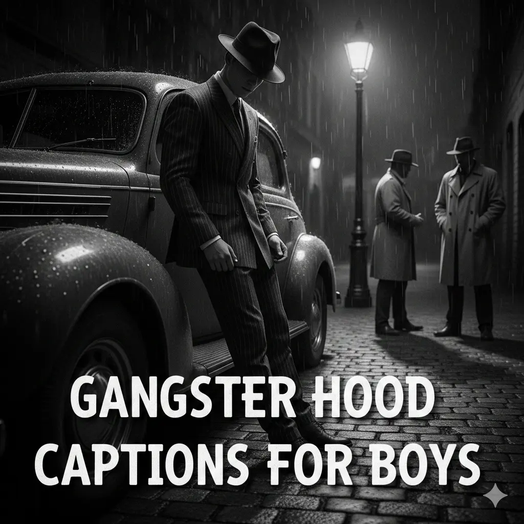 Gangster Hood Captions for Boys