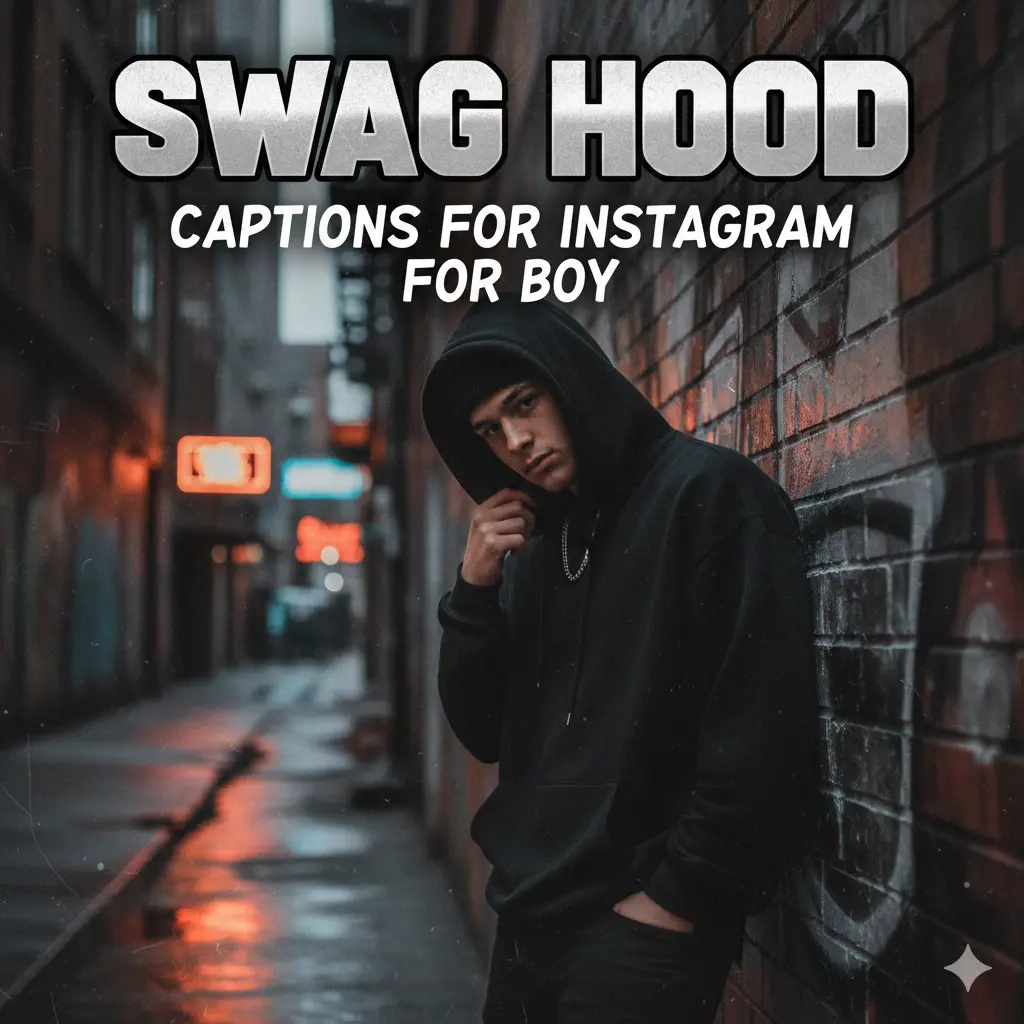 Swag Hood Captions for Instagram for Boy