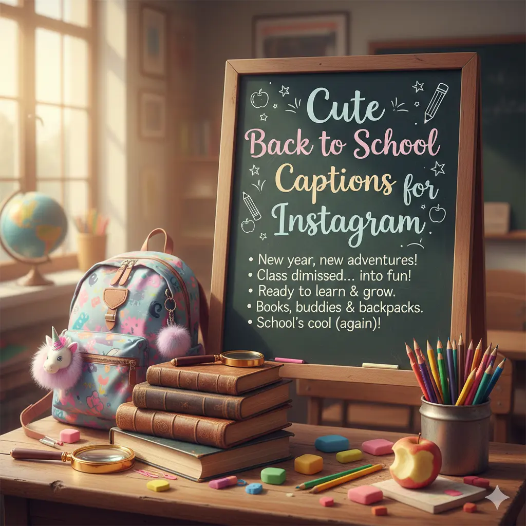 Cute Back to School Captions for Instagram