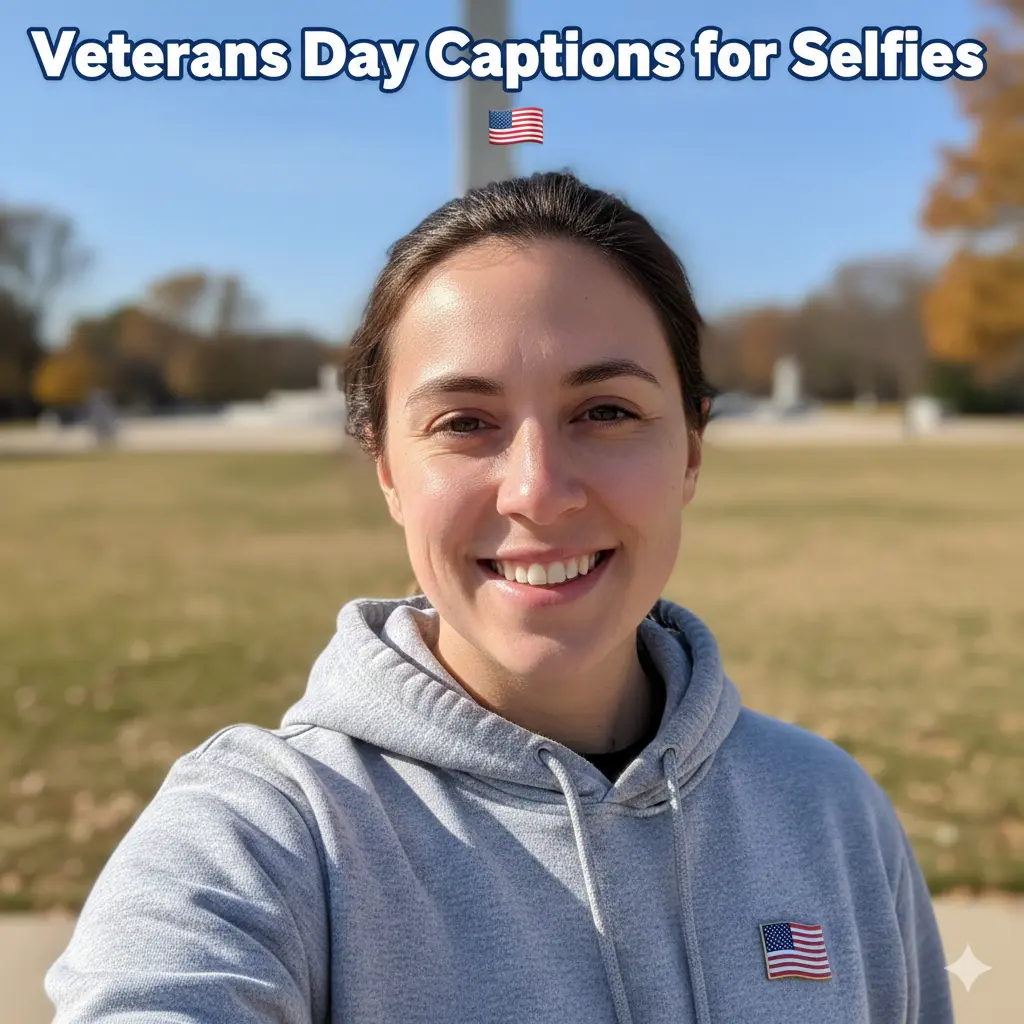 Veterans Day Captions for Selfies 🇺🇸