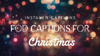 Instagram Captions for Christmas