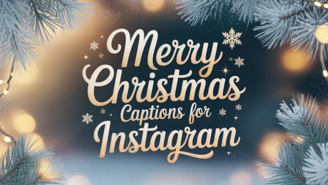 Merry Christmas Captions for Instagram