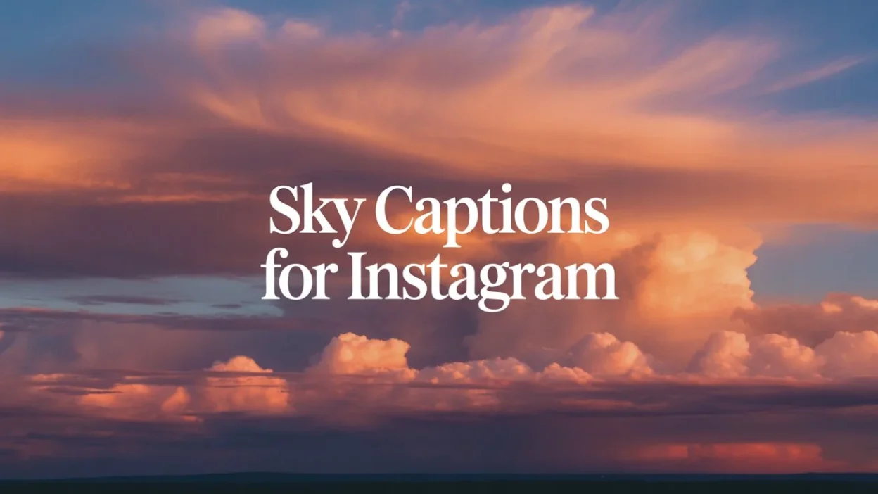 Sky Captions for Instagram