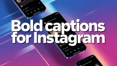 Bold Captions for Instagram