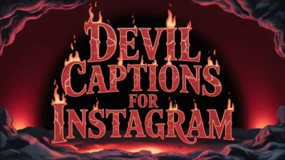 Devil Captions for Instagram