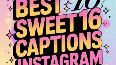 Best Sweet 16 Captions for Instagram