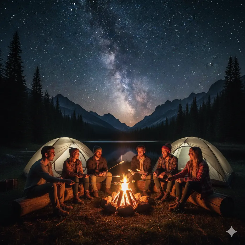Adventure Camping Captions