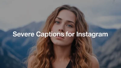 Severe Captions for Instagram
