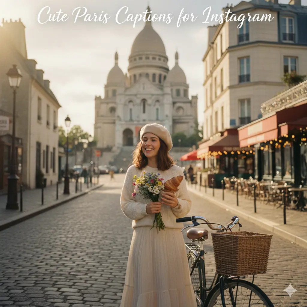 Cute Paris Captions for Instagram
