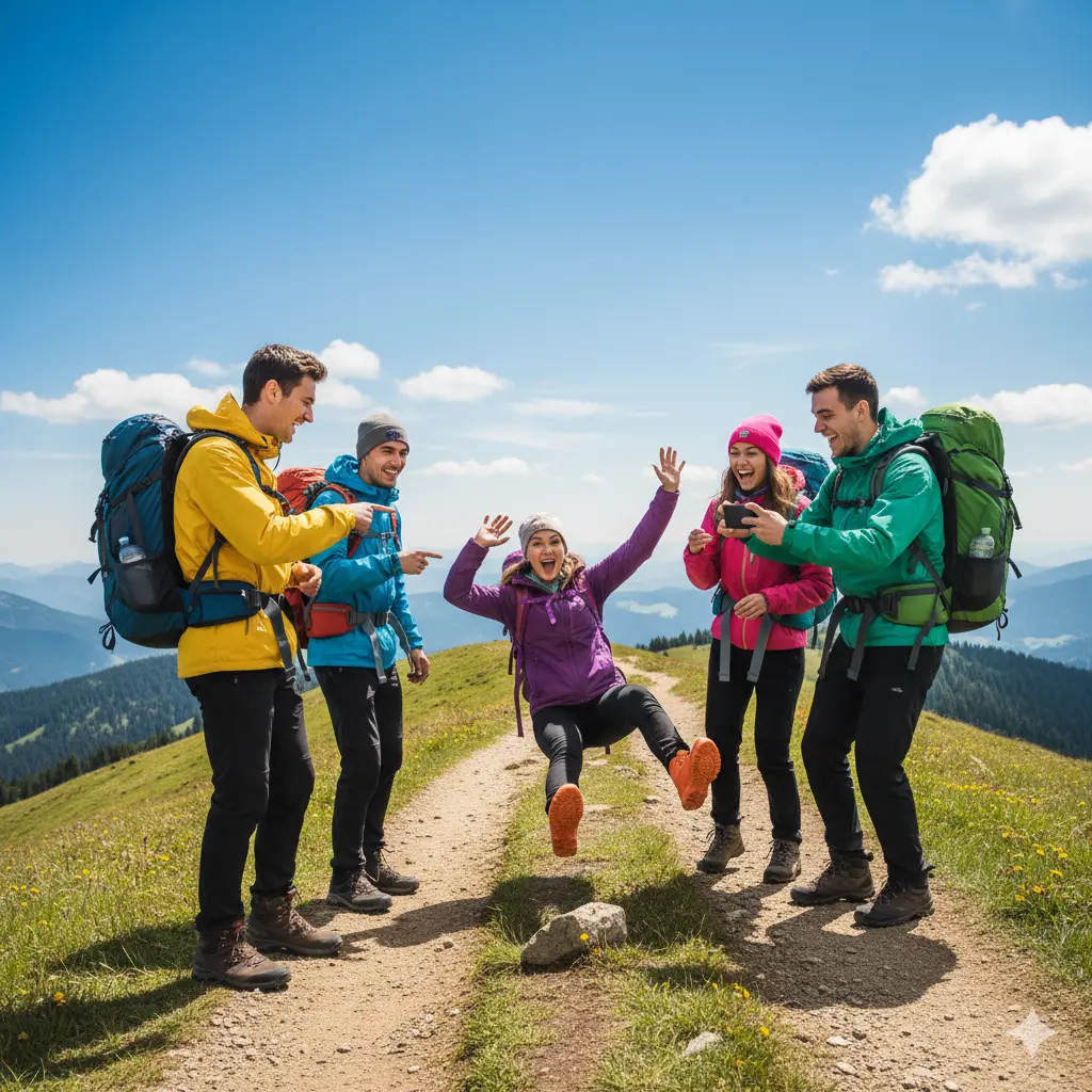 Funny Hiking Captions for Instagram