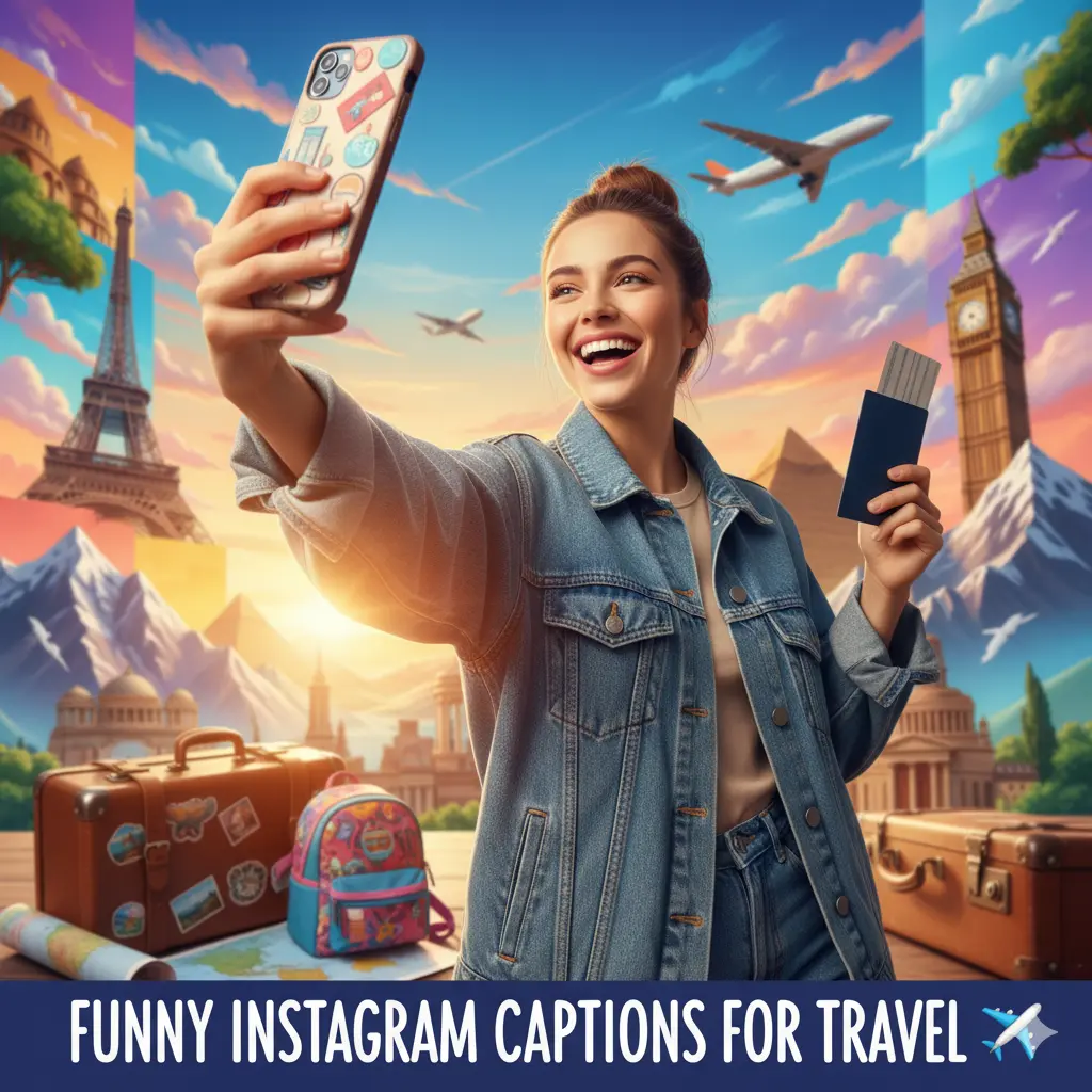 Funny Instagram Captions for Travel